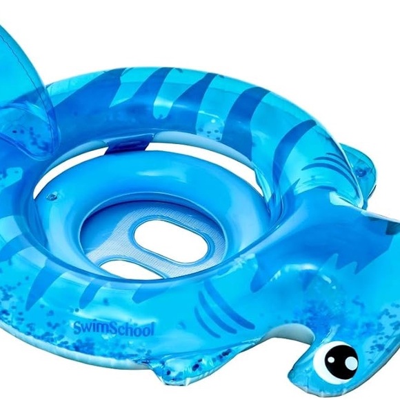BNIB The Original Swim School Sharkie Glitter Baby Boat - Picture 4 of 6
